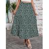 image:imageArolina Maxi Skirt for Women Summer Boho Elastic High Waist Pleated ALine Flowy Ruffle Swing Tiered Long Beach Skirt DressZ Style 02