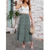 image:imageArolina Maxi Skirt for Women Summer Boho Elastic High Waist Pleated ALine Flowy Ruffle Swing Tiered Long Beach Skirt DressZ Style 02
