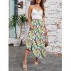 image:imageArolina Maxi Skirt for Women Summer Boho Elastic High Waist Pleated ALine Flowy Ruffle Swing Tiered Long Beach Skirt DressZ Style 04