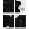 image:imageArolina Tankini Swimsuits for Women Tummy Control Two Piece Bathing Suits Flowy Swim Tops with Boy ShortsBlack