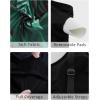 image:imageArolina Tankini Swimsuits for Women Tummy Control Two Piece Bathing Suits Flowy Swim Tops with Boy ShortsDark Green Leaves