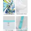 image:imageArolina Tankini Swimsuits for Women Tummy Control Two Piece Bathing Suits Flowy Swim Tops with Boy ShortsLake Blue Paisley Printed