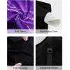 image:imageArolina Tankini Swimsuits for Women Tummy Control Two Piece Bathing Suits Flowy Swim Tops with Boy ShortsPurple Ripples