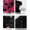 image:imageArolina Tankini Swimsuits for Women Tummy Control Two Piece Bathing Suits Flowy Swim Tops with Boy ShortsRed Leaves