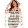 image:imageArolina Tankini Swimsuits for Women Tummy Control Two Piece Bathing Suits Flowy Swim Tops with Boy ShortsYellow Ethnic Flowers