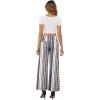 image:imageArolina Womens Stretchy Wide Leg Palazzo Lounge Pants with Pockets Casual Comfy High Waist Palazzo Pants for Women DressyColorful Diamond