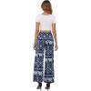 image:imageArolina Womens Stretchy Wide Leg Palazzo Lounge Pants with Pockets Casual Comfy High Waist Palazzo Pants for Women DressyElephant Blue