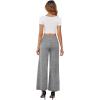 image:imageArolina Womens Stretchy Wide Leg Palazzo Lounge Pants with Pockets Casual Comfy High Waist Palazzo Pants for Women DressyLight Heather Grey