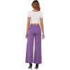 image:imageArolina Womens Stretchy Wide Leg Palazzo Lounge Pants with Pockets Casual Comfy High Waist Palazzo Pants for Women DressyPurple