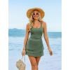 image:imageArolina Women One Piece Swim Dress Tummy Control Modest Swimsuit Swim Skirt Bathing SuitArmy Green