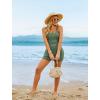 image:imageArolina Women One Piece Swim Dress Tummy Control Modest Swimsuit Swim Skirt Bathing SuitArmy Green