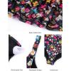 image:imageArolina Women One Piece Swim Dress Tummy Control Modest Swimsuit Swim Skirt Bathing SuitBlack Floral