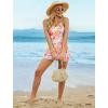 image:imageArolina Women One Piece Swim Dress Tummy Control Modest Swimsuit Swim Skirt Bathing SuitColorful Floral