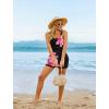 image:imageArolina Women One Piece Swim Dress Tummy Control Modest Swimsuit Swim Skirt Bathing SuitFloral Black