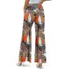 image:imageArolina Womens Stretchy Wide Leg Palazzo Lounge Pants Casual Comfy High Waist Palazzo PantsCalla Flower