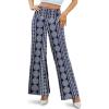 image:imageArolina Womens Stretchy Wide Leg Palazzo Lounge Pants Casual Comfy High Waist Palazzo PantsChakra Blue