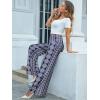 image:imageArolina Womens Stretchy Wide Leg Palazzo Lounge Pants Casual Comfy High Waist Palazzo PantsChakra Blue