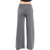 image:imageArolina Womens Stretchy Wide Leg Palazzo Lounge Pants Casual Comfy High Waist Palazzo PantsColor 1