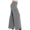 image:imageArolina Womens Stretchy Wide Leg Palazzo Lounge Pants Casual Comfy High Waist Palazzo PantsColor 1