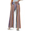 image:imageArolina Womens Stretchy Wide Leg Palazzo Lounge Pants Casual Comfy High Waist Palazzo PantsColorful Folk