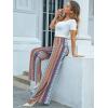 image:imageArolina Womens Stretchy Wide Leg Palazzo Lounge Pants Casual Comfy High Waist Palazzo PantsColorful Folk