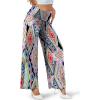 image:imageArolina Womens Stretchy Wide Leg Palazzo Lounge Pants Casual Comfy High Waist Palazzo PantsDiamond Flower