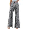 image:imageArolina Womens Stretchy Wide Leg Palazzo Lounge Pants Casual Comfy High Waist Palazzo PantsFloral 11