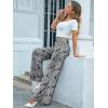 image:imageArolina Womens Stretchy Wide Leg Palazzo Lounge Pants Casual Comfy High Waist Palazzo PantsFloral 11