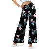 image:imageArolina Womens Stretchy Wide Leg Palazzo Lounge Pants Casual Comfy High Waist Palazzo PantsFloral 8