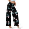 image:imageArolina Womens Stretchy Wide Leg Palazzo Lounge Pants Casual Comfy High Waist Palazzo PantsFloral 8