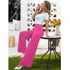 image:imageArolina Womens Stretchy Wide Leg Palazzo Lounge Pants Casual Comfy High Waist Palazzo PantsHotpink