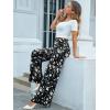 image:imageArolina Womens Stretchy Wide Leg Palazzo Lounge Pants Casual Comfy High Waist Palazzo PantsLittle Flower