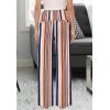 image:imageArolina Womens Stretchy Wide Leg Palazzo Lounge Pants Casual Comfy High Waist Palazzo PantsMulti Stripe