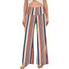image:imageArolina Womens Stretchy Wide Leg Palazzo Lounge Pants Casual Comfy High Waist Palazzo PantsMulti Stripe