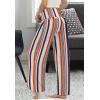 image:imageArolina Womens Stretchy Wide Leg Palazzo Lounge Pants Casual Comfy High Waist Palazzo PantsMulti Stripe
