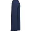 image:imageArolina Womens Stretchy Wide Leg Palazzo Lounge Pants Casual Comfy High Waist Palazzo PantsNavy Blue