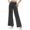 image:imageArolina Womens Stretchy Wide Leg Palazzo Lounge Pants Casual Comfy High Waist Palazzo PantsPolka Dot