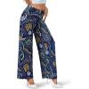 image:imageArolina Womens Stretchy Wide Leg Palazzo Lounge Pants Casual Comfy High Waist Palazzo PantsRound Flower