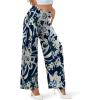 image:imageArolina Womens Stretchy Wide Leg Palazzo Lounge Pants Casual Comfy High Waist Palazzo PantsSmile Flower