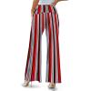 image:imageArolina Womens Stretchy Wide Leg Palazzo Lounge Pants Casual Comfy High Waist Palazzo PantsStripe