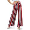 image:imageArolina Womens Stretchy Wide Leg Palazzo Lounge Pants Casual Comfy High Waist Palazzo PantsStripe