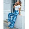 image:imageArolina Womens Stretchy Wide Leg Palazzo Lounge Pants Casual Comfy High Waist Palazzo PantsWave Tie Dye