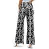 image:imageArolina Womens Stretchy Wide Leg Palazzo Lounge Pants Casual Comfy High Waist Palazzo PantsWhite Round