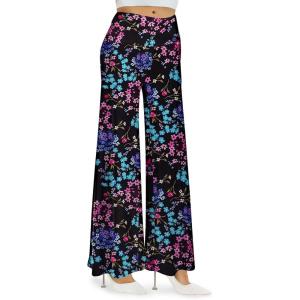 image:imageArolina Womens Stretchy Wide Leg Palazzo Lounge Pants Casual Comfy High Waist Palazzo PantsMulti Flower
