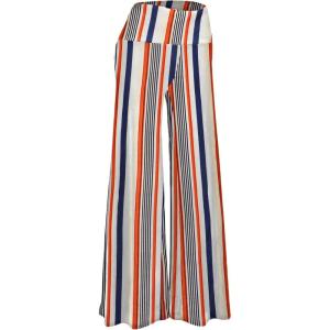 image:imageArolina Womens Stretchy Wide Leg Palazzo Lounge Pants Casual Comfy High Waist Palazzo PantsMulti Stripe