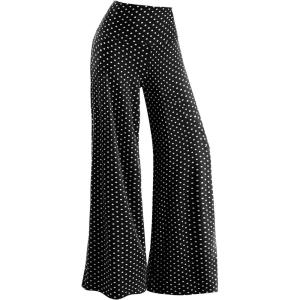 image:imageArolina Womens Stretchy Wide Leg Palazzo Lounge Pants Casual Comfy High Waist Palazzo PantsPolka Dot