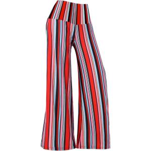 image:imageArolina Womens Stretchy Wide Leg Palazzo Lounge Pants Casual Comfy High Waist Palazzo PantsStripe