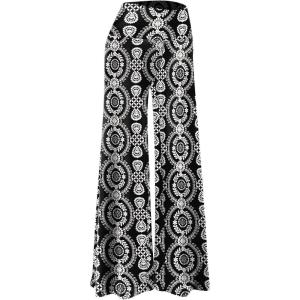 image:imageArolina Womens Stretchy Wide Leg Palazzo Lounge Pants Casual Comfy High Waist Palazzo PantsWhite Round