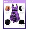 image:imageArolina Plus Size Bathing Suit for Women Swim Dress Tummy Control Swimsuits Two Piece Flowy Tankini with ShortsFlower14