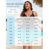 image:imageArolina Plus Size Bathing Suit for Women Swim Dress Tummy Control Swimsuits Two Piece Flowy Tankini with ShortsFlower16